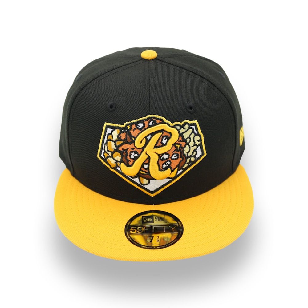 日本未発売 ニューエラ マイナーリーグ ロチェスター レッドウイングス キャップ ERA MiLB RED WINGS 59 FIFTY THEME NIGHT COLLECTION BLACK YELLOW