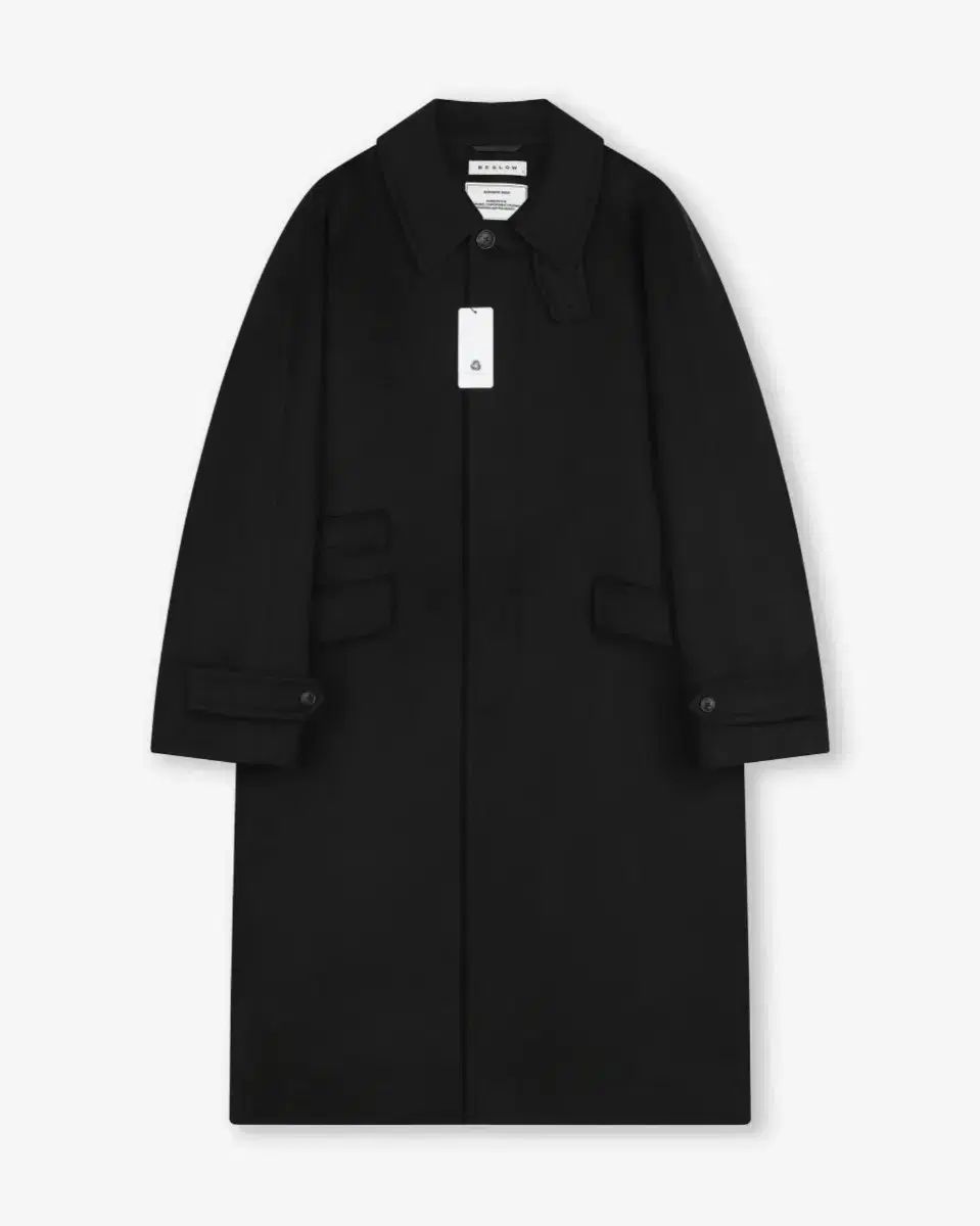 BESLOW ビースロー カシミア バルマカーン コート ブラック サイズ XS