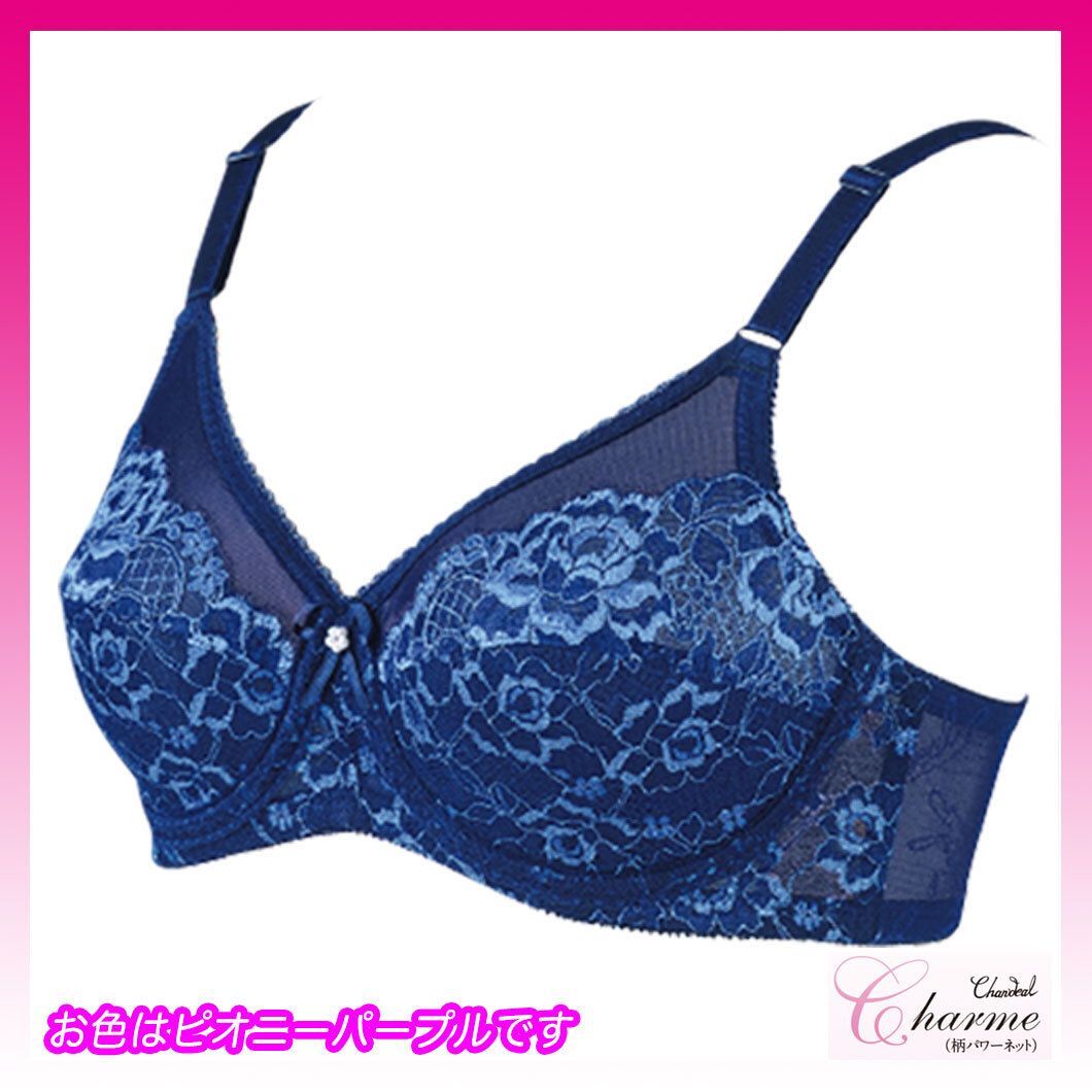 参考19800円 シャンデール シャルム ブラジャー ピオニーパープル C 65 補正下着 フルカップ 美バスト ワイヤー機能_SU 10 検マルコ
