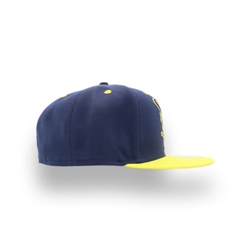 日本未発売 ニューエラ マイナーリーグ リンチバーグ ヒルキャッツ キャップ ERA MiLB 59 FIFTY COPA DE LA DIVERSION NAVY LIGHT YELLOW