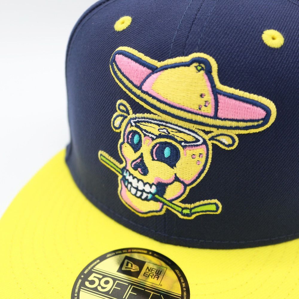 日本未発売 ニューエラ マイナーリーグ リンチバーグ ヒルキャッツ キャップ ERA MiLB 59 FIFTY COPA DE LA DIVERSION NAVY LIGHT YELLOW ベースボールキャップ キャップ 帽子