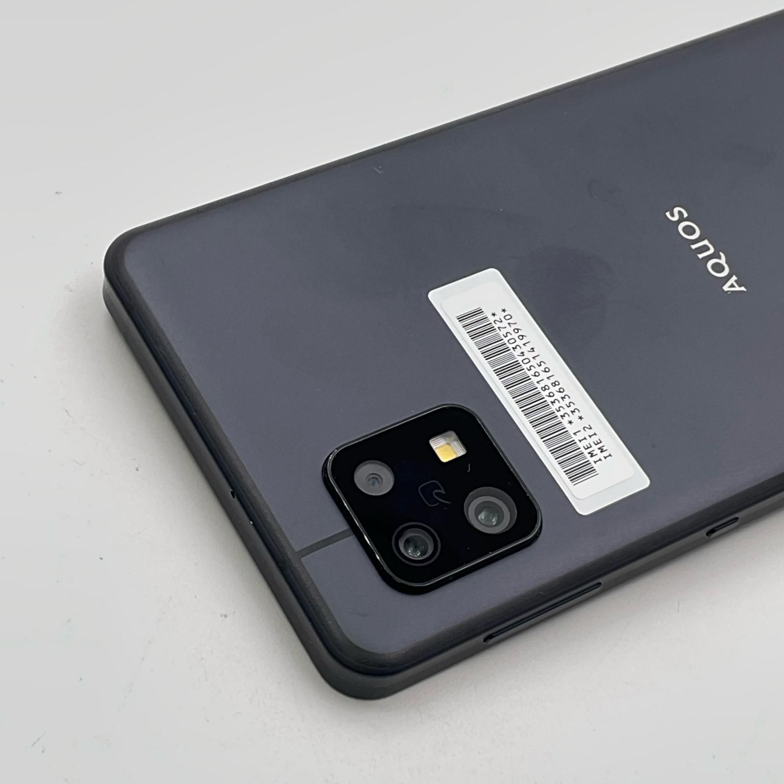 SHARP AQUOS sense6s 64GB ブラック au SHG07 白ロム 超美品 動作確認