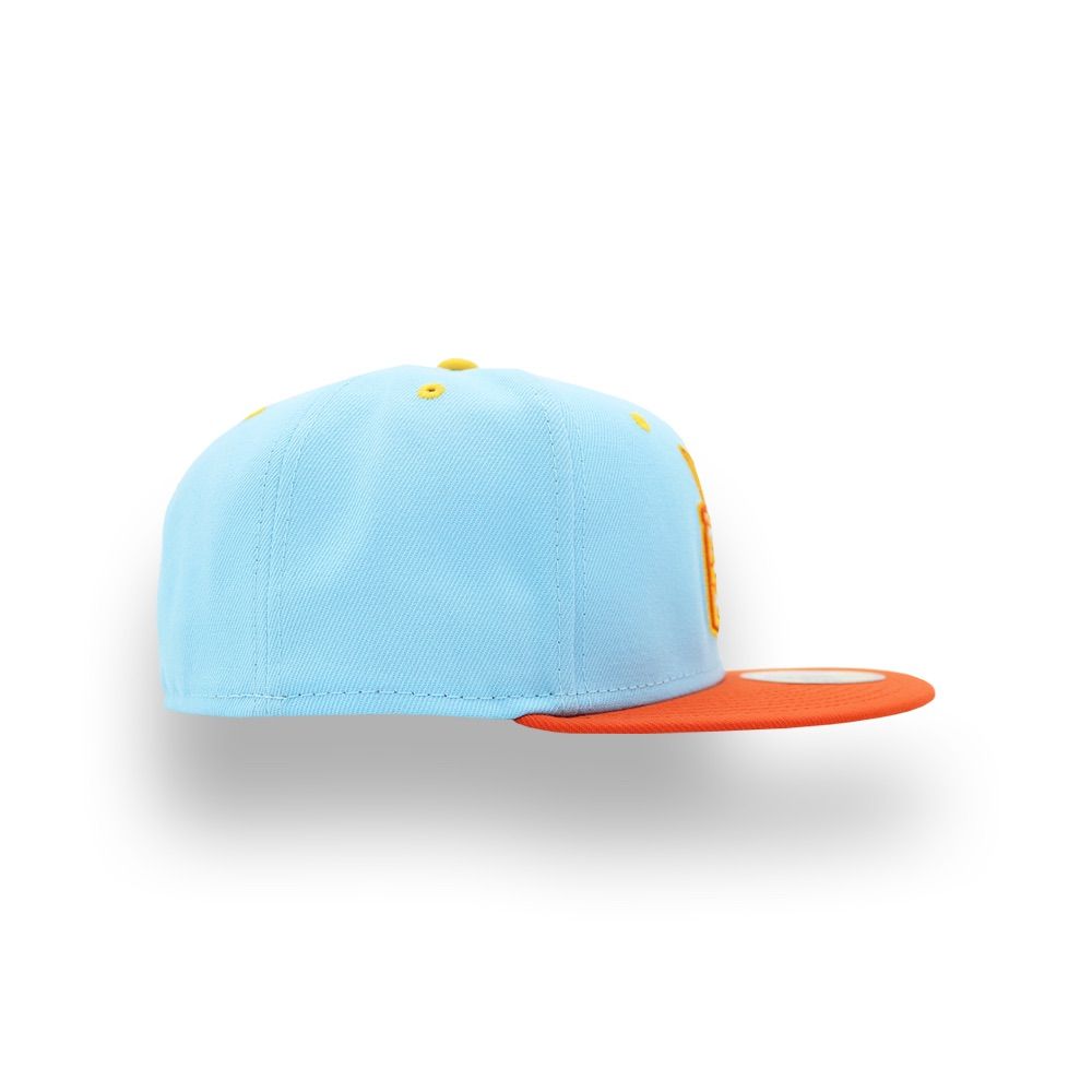 日本未発売 ニューエラ マイナーリーグ ウィンストン セーラム ダッシュ キャップ ERA MiLB WINSTON- M DASH 59 FIFTY COPA DE LA DIVERSION LIGHT BLUE ORANGE