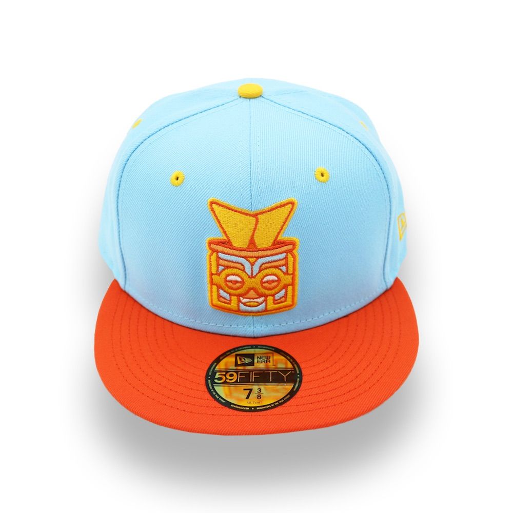 日本未発売 ニューエラ マイナーリーグ ウィンストン セーラム ダッシュ キャップ ERA MiLB WINSTON- M DASH 59 FIFTY COPA DE LA DIVERSION LIGHT BLUE ORANGE