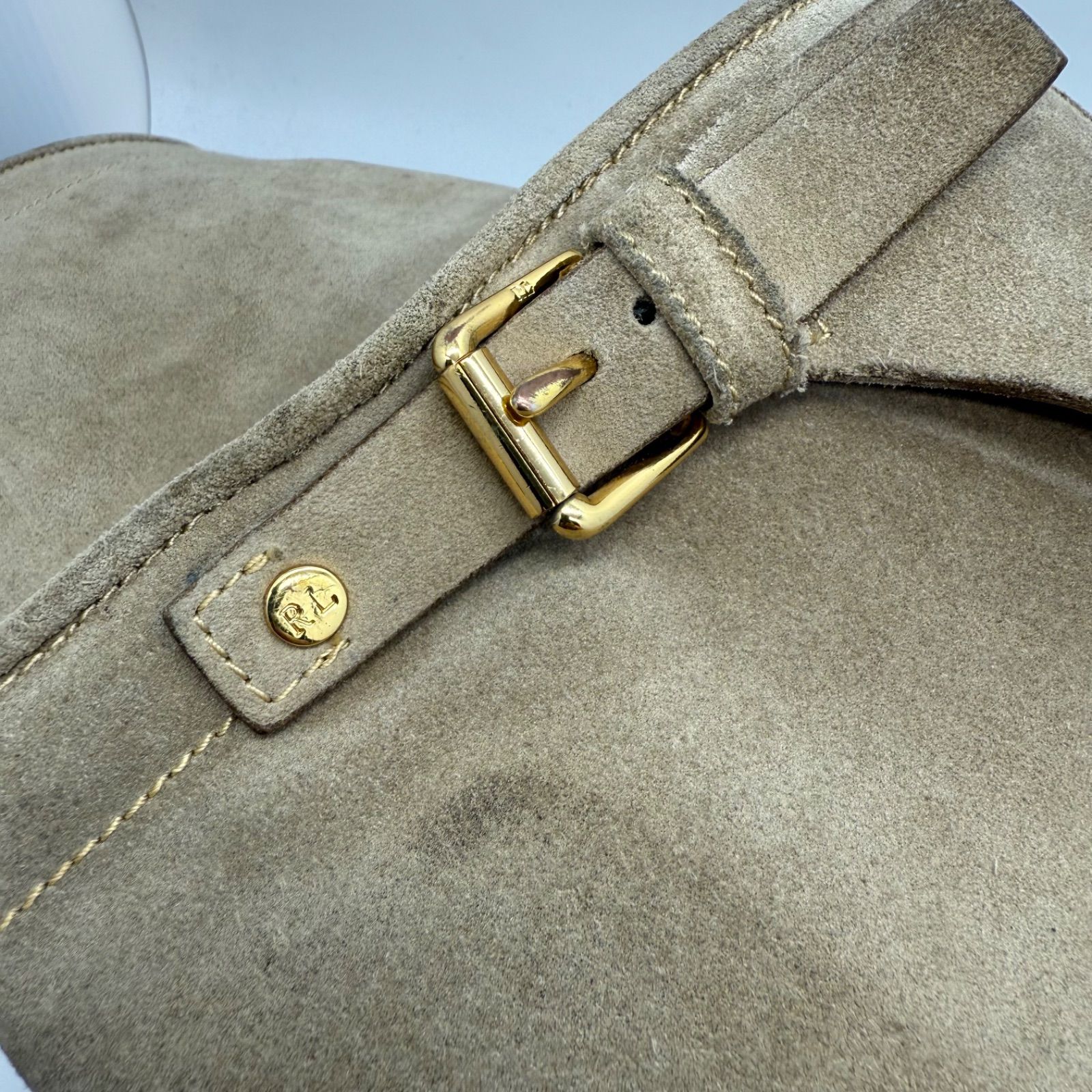  Ralph Lauren Rare suede Engineer Boots US 9 ラルフローレン メンズ スウェード エンジニアブーツ ビブラム エンジニアブーツ ブーツ 革靴