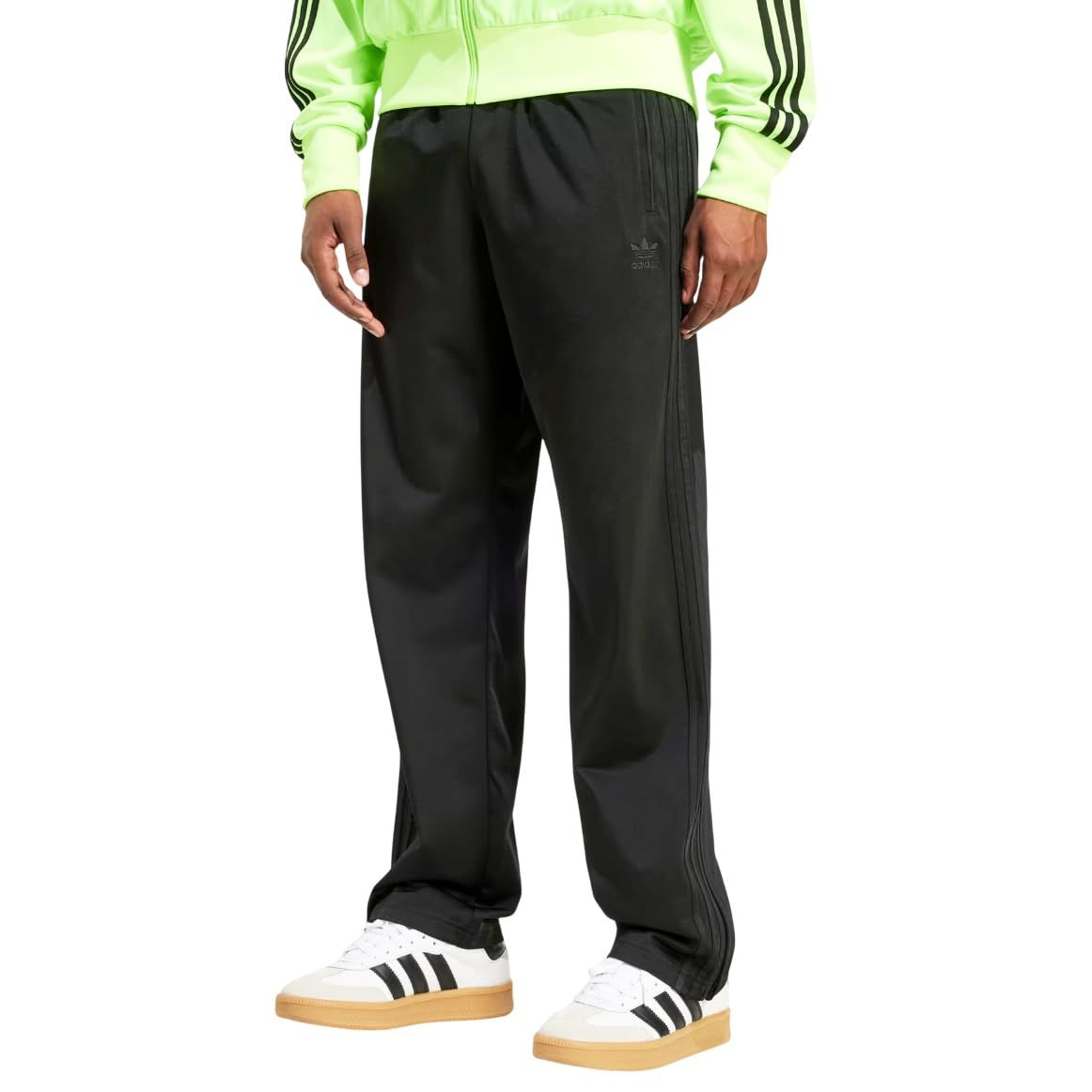 アディダス (adidas) アディカラー クラシックス ファイヤーバード トラックパンツ ジャージ スポーツウェア FWE47 JY1350 ブラック/ブラック (JP， アルファベット， XL， Bla [Black/Black(JY1350)] [XL]