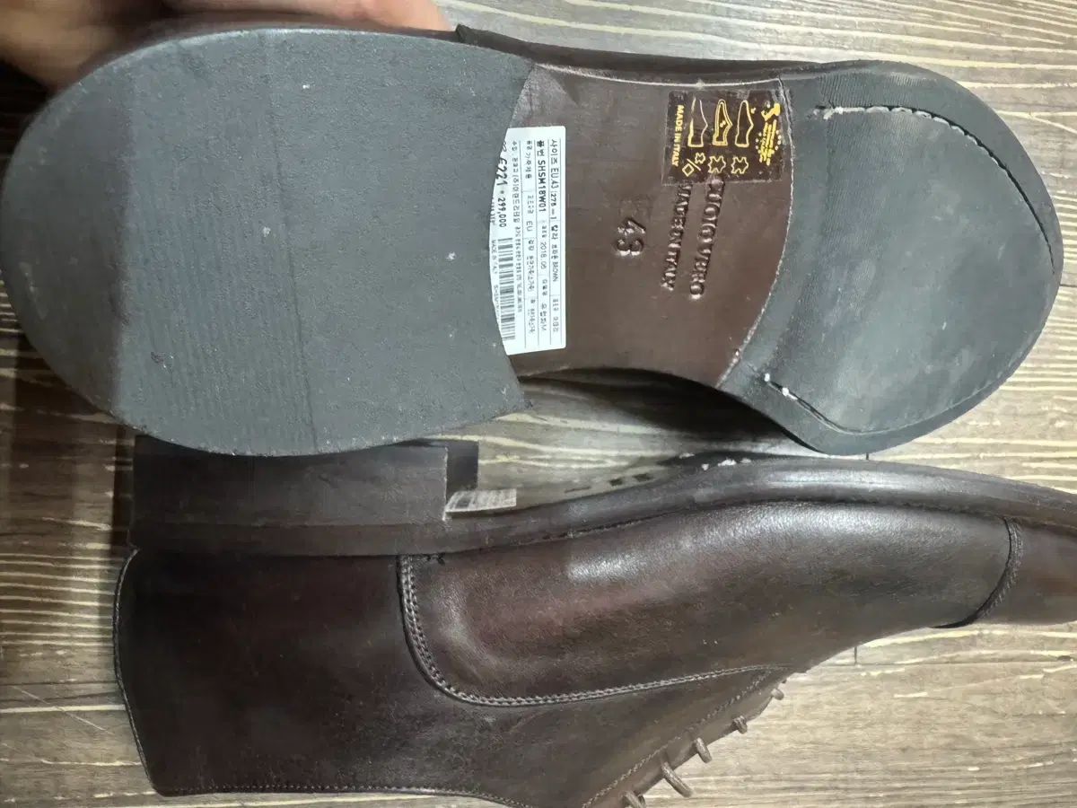  Bruno Cascinelli イタリア 靴 ハンドメイド 275 ローファー ブーツ 革靴