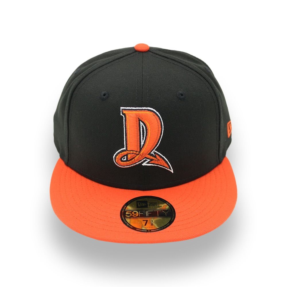 日本未発売 ニューエラ マイナーリーグ デイトン ドラゴンズ キャップ ERA MiLB DAYTON DRAGONS 59 FIFTY COLLECTION BLACK ORANGE