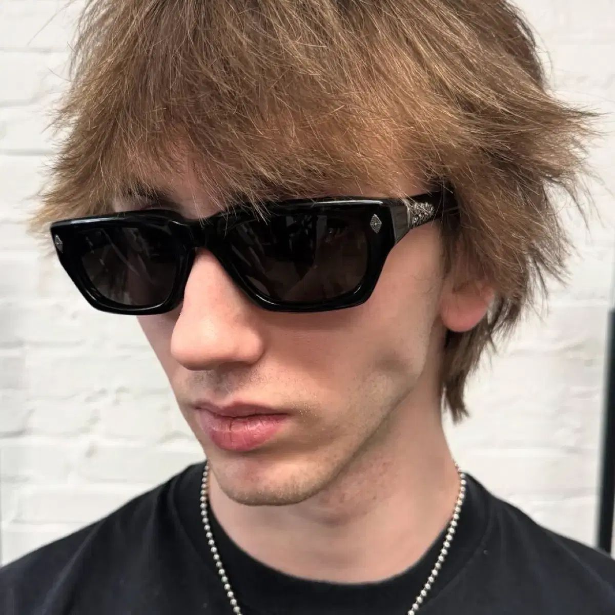 CHROME HEARTS クロムハーツ メガネ アイダワナ ブラック IDAWANNA ほぼ