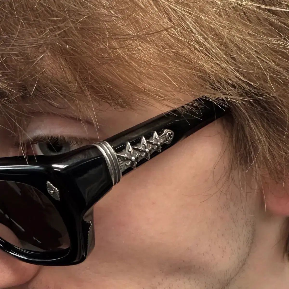 CHROME HEARTS クロムハーツ メガネ アイダワナ ブラック IDAWANNA ほぼ