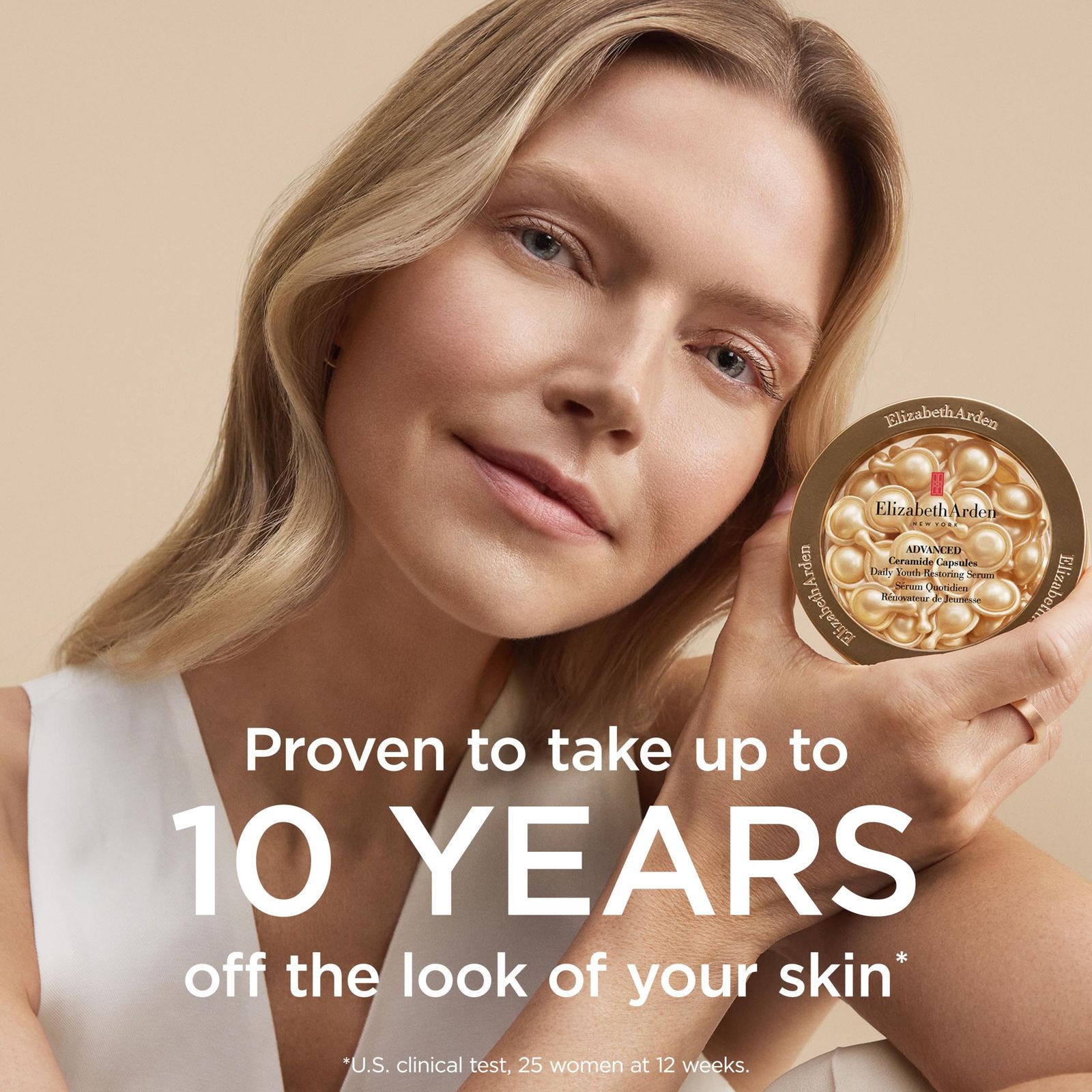 Ceramide Capsules Advanced Daily Youth Restoring Elizabeth Serum Arden - Duo 0 – Face 1 serum