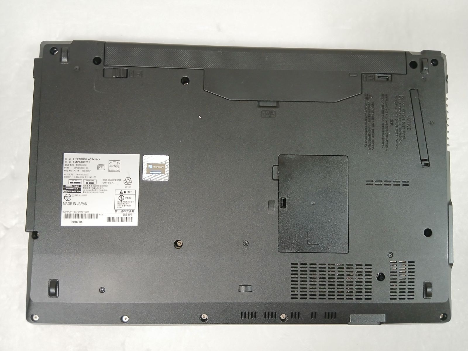 初期設定不要☆富士通 Core i3 4000M 2.4GHz 8GB 500GB Windows11