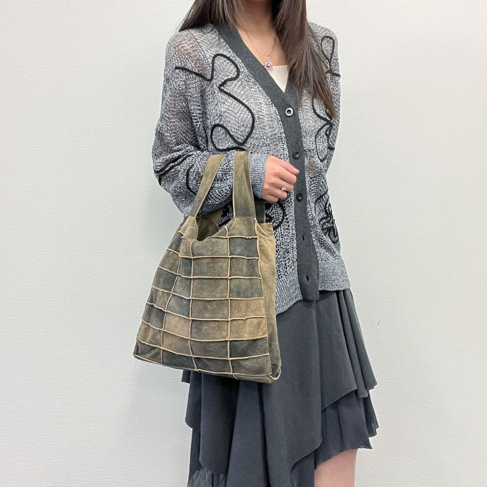 中古】CHANEL シャネル ココマーク チョコバー ハンドバッグ トート