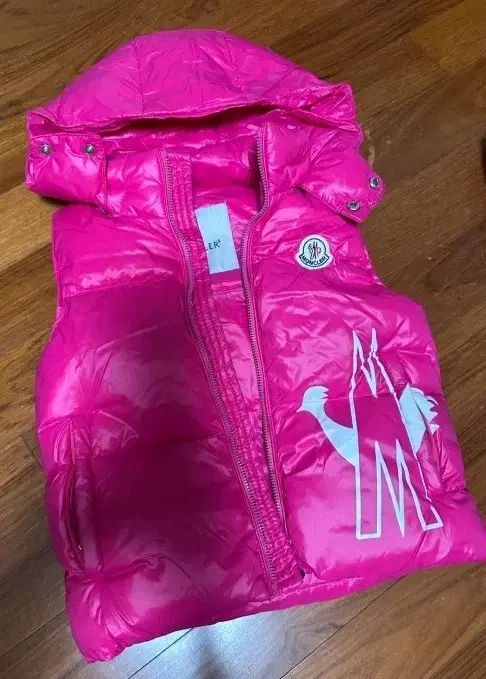 MONCLER キッズ ピンク ダウン ベスト
