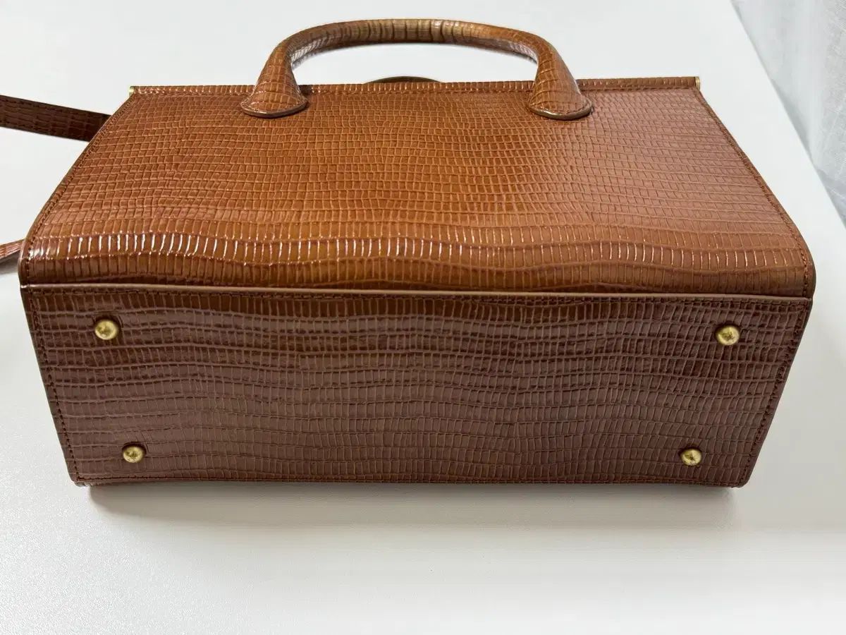  トゥッティエ パラレル ミニ リザード ブラウン トートバッグ バッグ