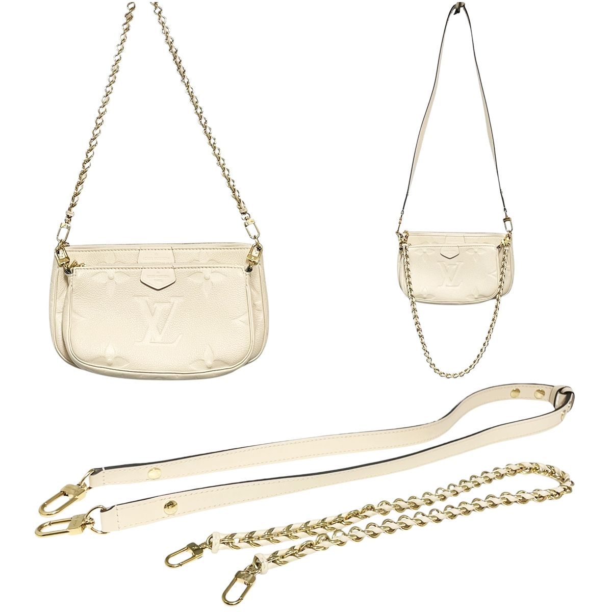 中古】 LOUIS VUITTON ルイ・ヴィトン ミュルティ・ポシェット・アクセ