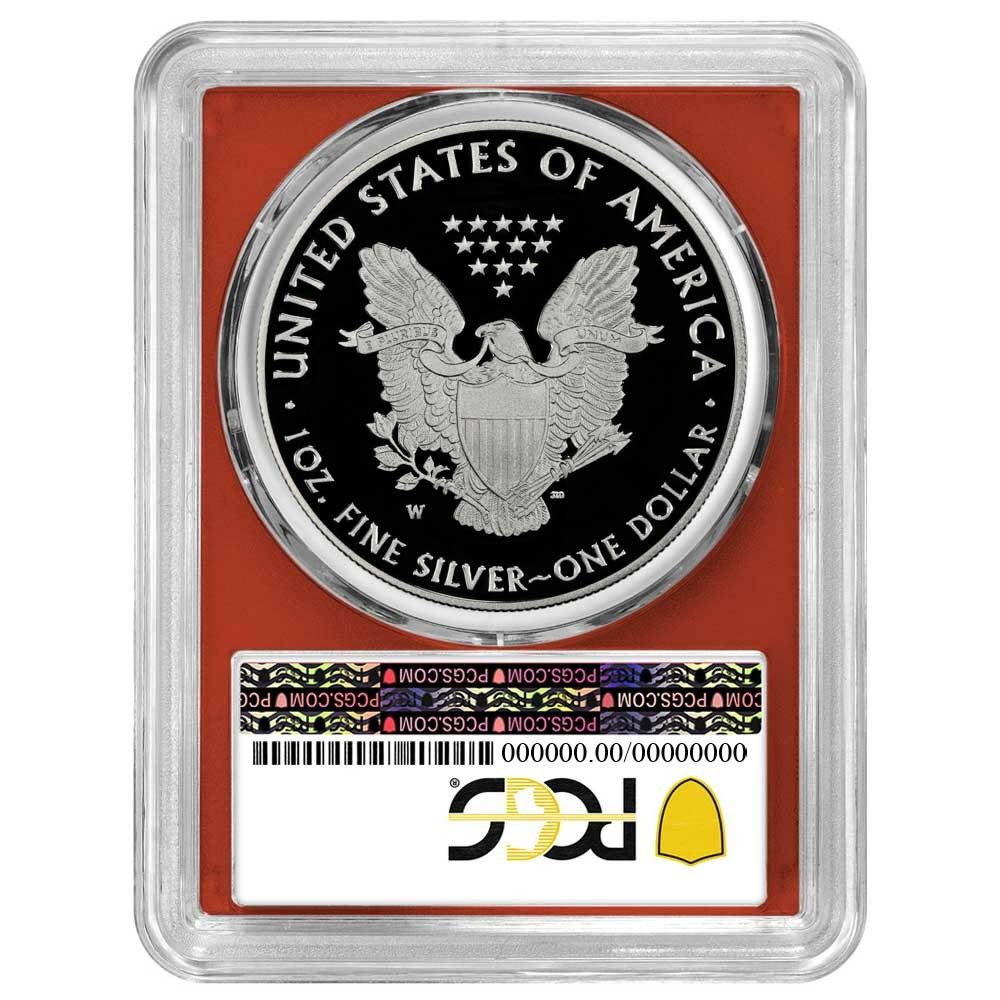 2021 W 1 1オンス T プルーフ アメリカンシルバーイーグル PCGS FDOI アメリカ製