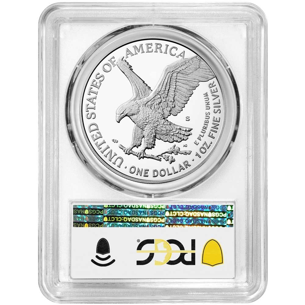 2025 S 1 1オンス プルーフ アメリカンシルバーイーグル PCGS FS ブルーラベル ホワイト