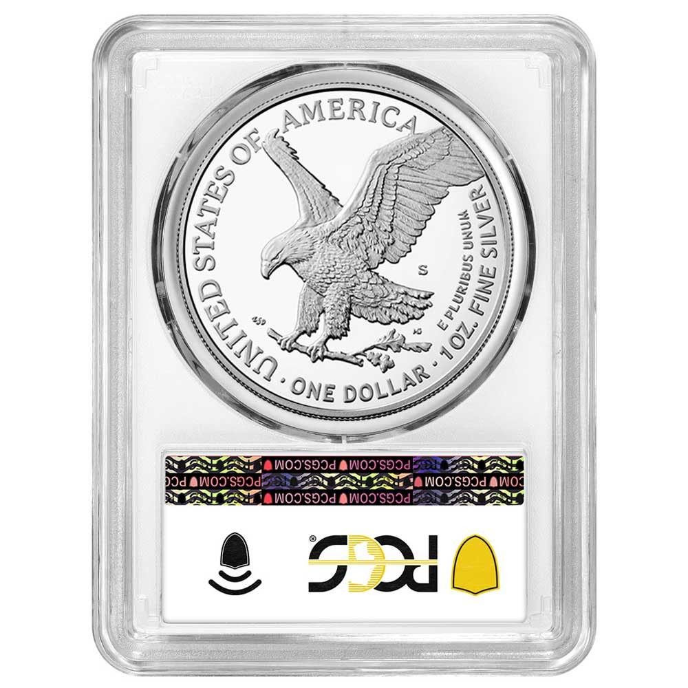 2025-S 1 1オンス プルーフ アメリカンシルバーイーグル PCGS FS ブルーラベル ホワイト