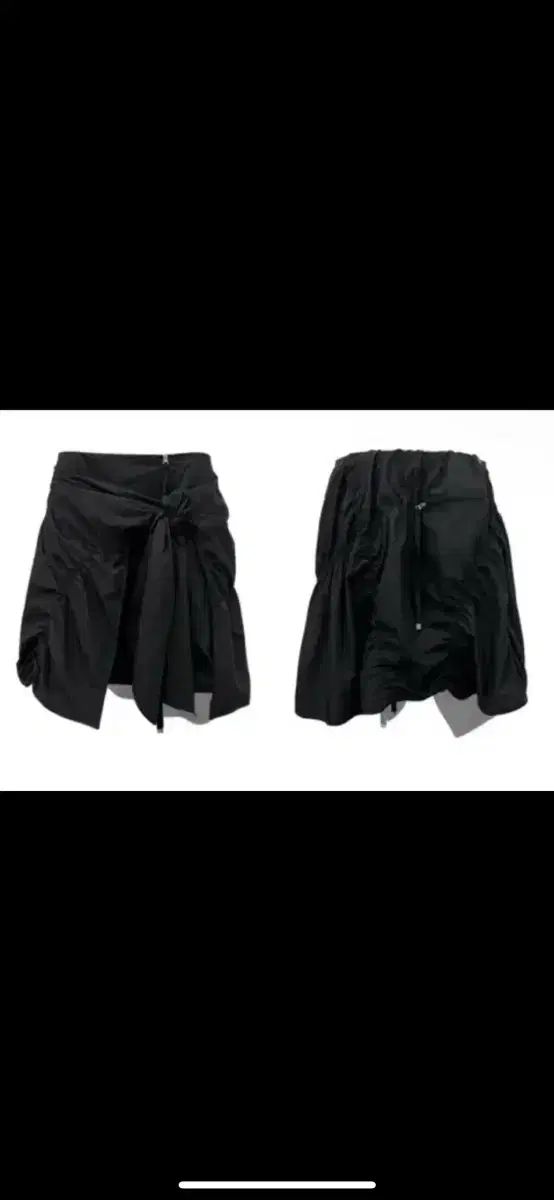 NACHE ナチェ puckering tie skirt