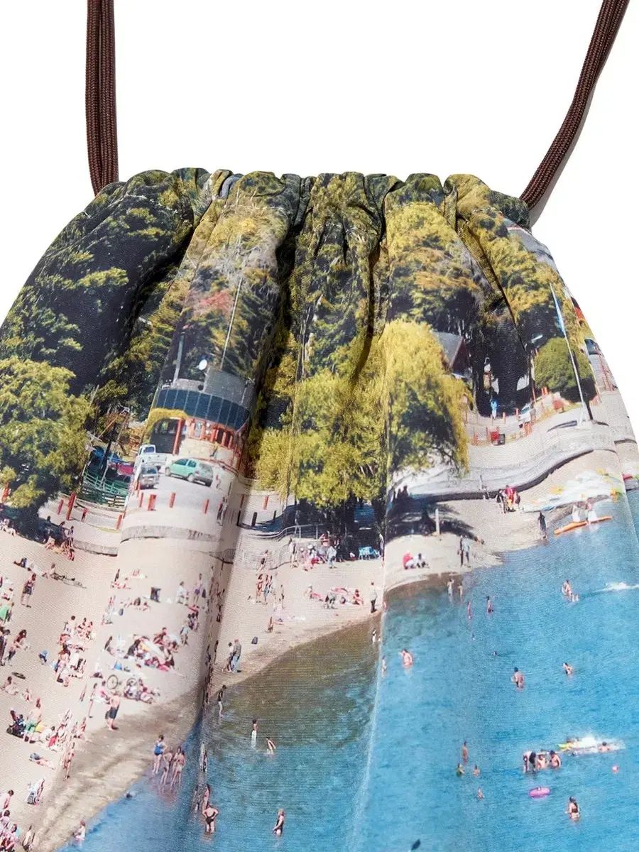 KIJUN 標準 プリンティング シャーリングバッグ ポーチバッグ