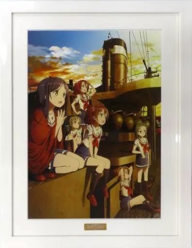 原画イラストボード ハイスクール フリート 選べるキャラファイングラフ 砲雷科