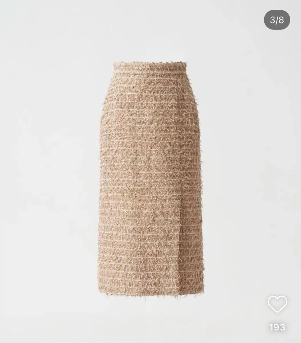 パラダイスエアライン x yjkang リン ツイード GOLD スカート