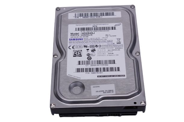 90日保証 再生品 Samsung HD 254 GJ 250 GB 588578-001 7200 RPM 3.5 HDD SATA II 3.0 Gbps Hard Drive