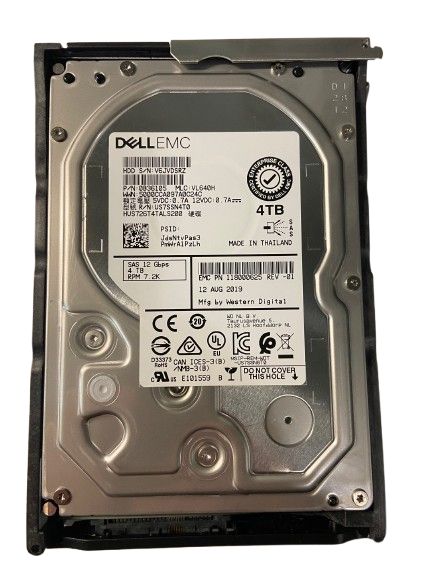 90日保証 再生品 EMC 0 B 36105 4 TB 7.2 K SAS 3.5 Hard Drive Enterprise Storage
