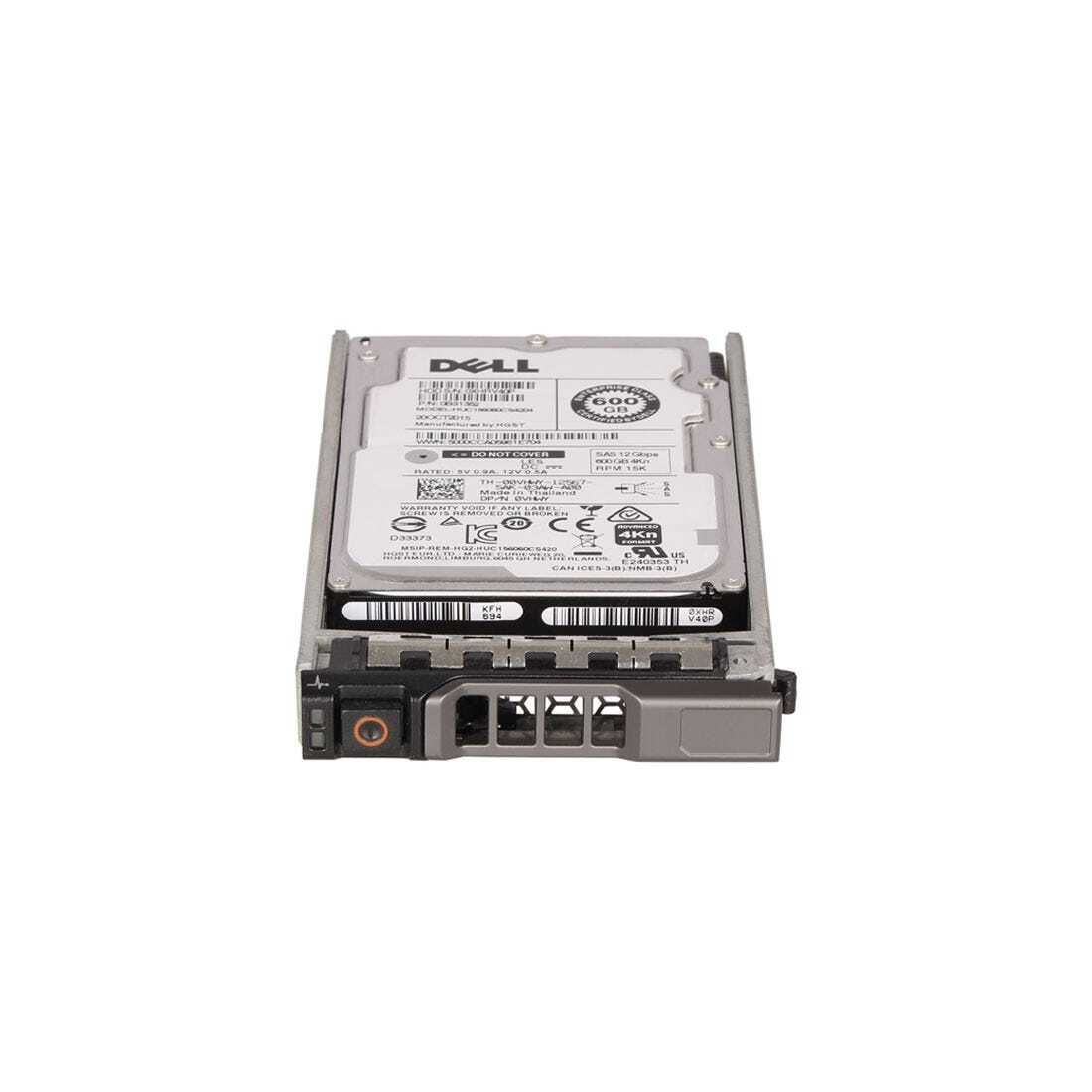90日保証 再生品 Dell 0 VHWY HGST 600 GB 15 k 2.5 SAS Hard Drive