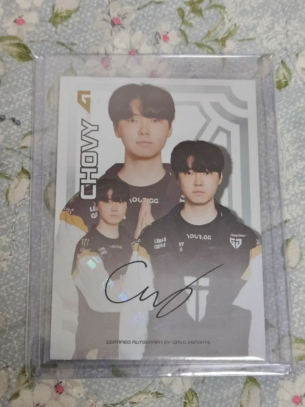 LOL リーグ オブ レジェンド GEN.G チョビ オート サイン入り カード