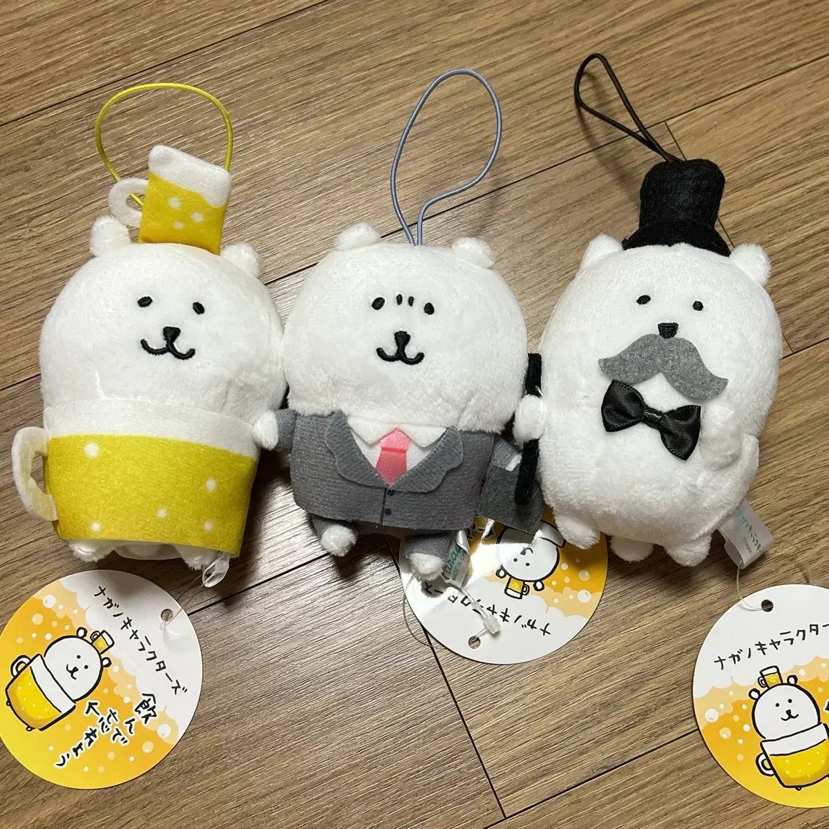 ナガノのクマ / 自分ツッコミくま 大人マスコット 3種 まとめ - メルカリ