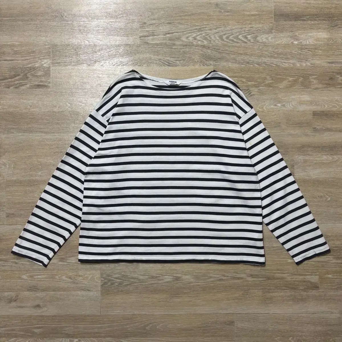 Auralee For IENA オーラリーxイエナ ストライプ ボーダー柄 コットン Tシャツ