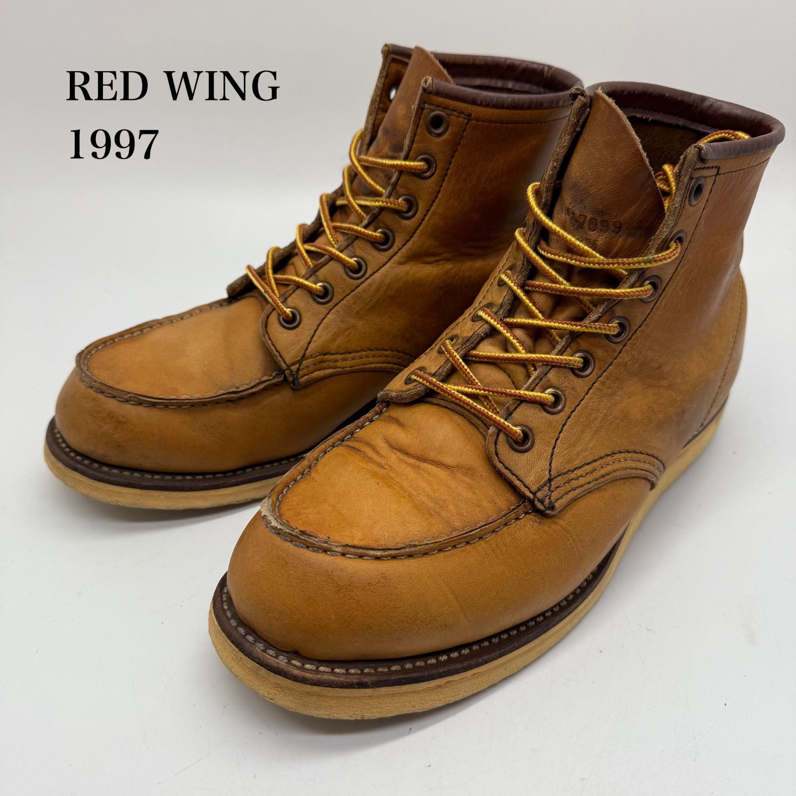 RED WING 90s USA 1997 6-inch Classic Moc boots Irish Setter 875 9E