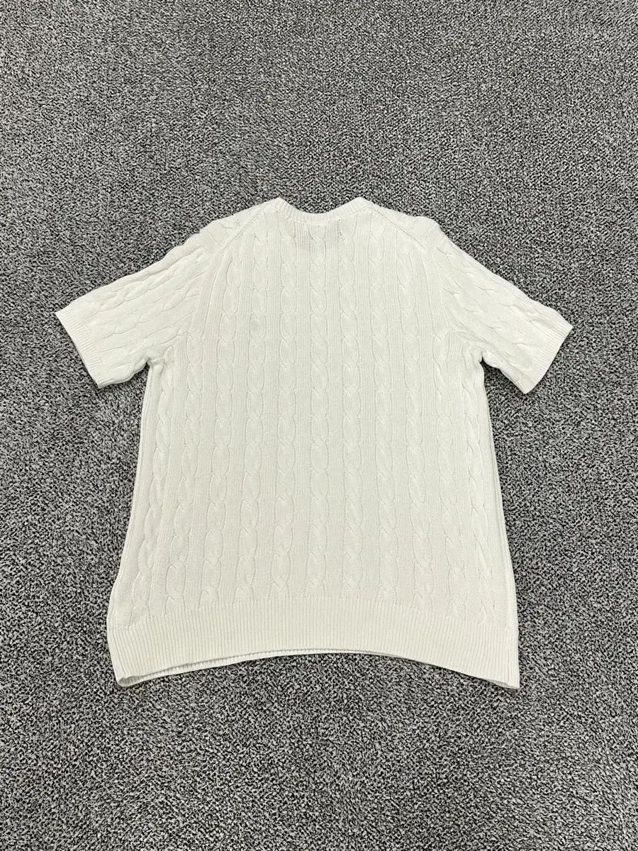 ポロ ラルフローレン ケーブル 半袖 ニット 白 - メルカリ