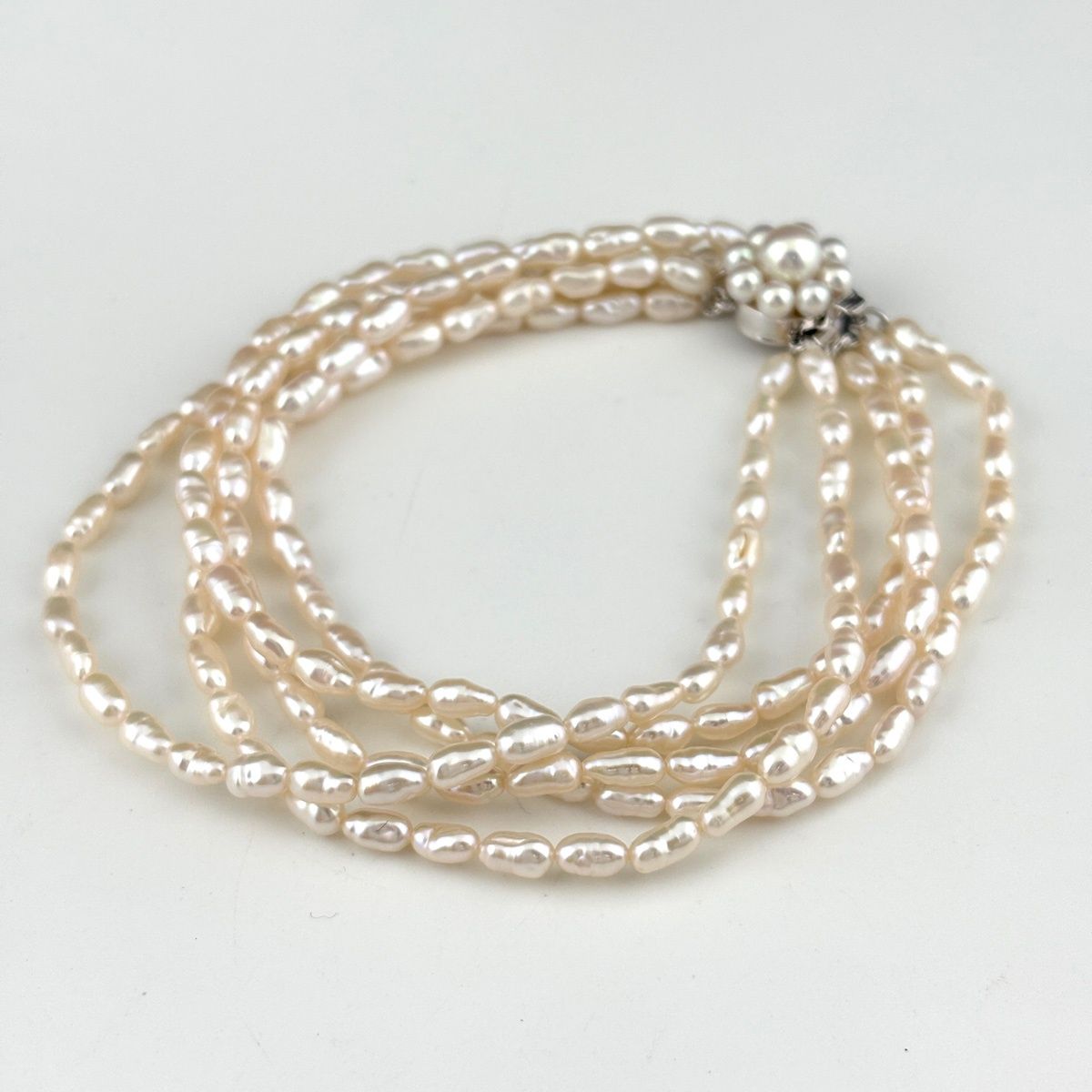 タサキ TASAKI パール デザインネックレス SV シルバー 真珠 