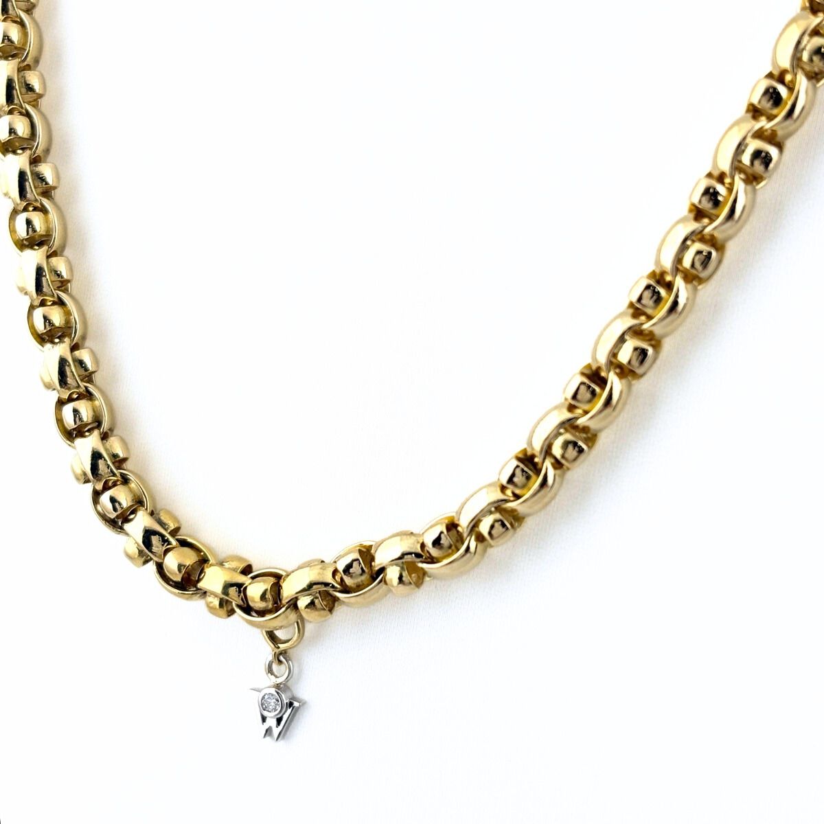 ウェレンドルフ Wellendorff デザインネックレス YG イエローゴールド