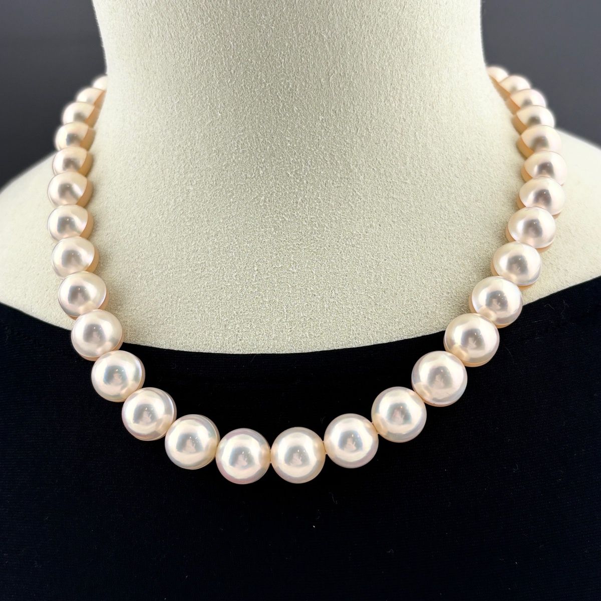 タサキ TASAKI パール デザインネックレス WG ホワイトゴールド 真珠