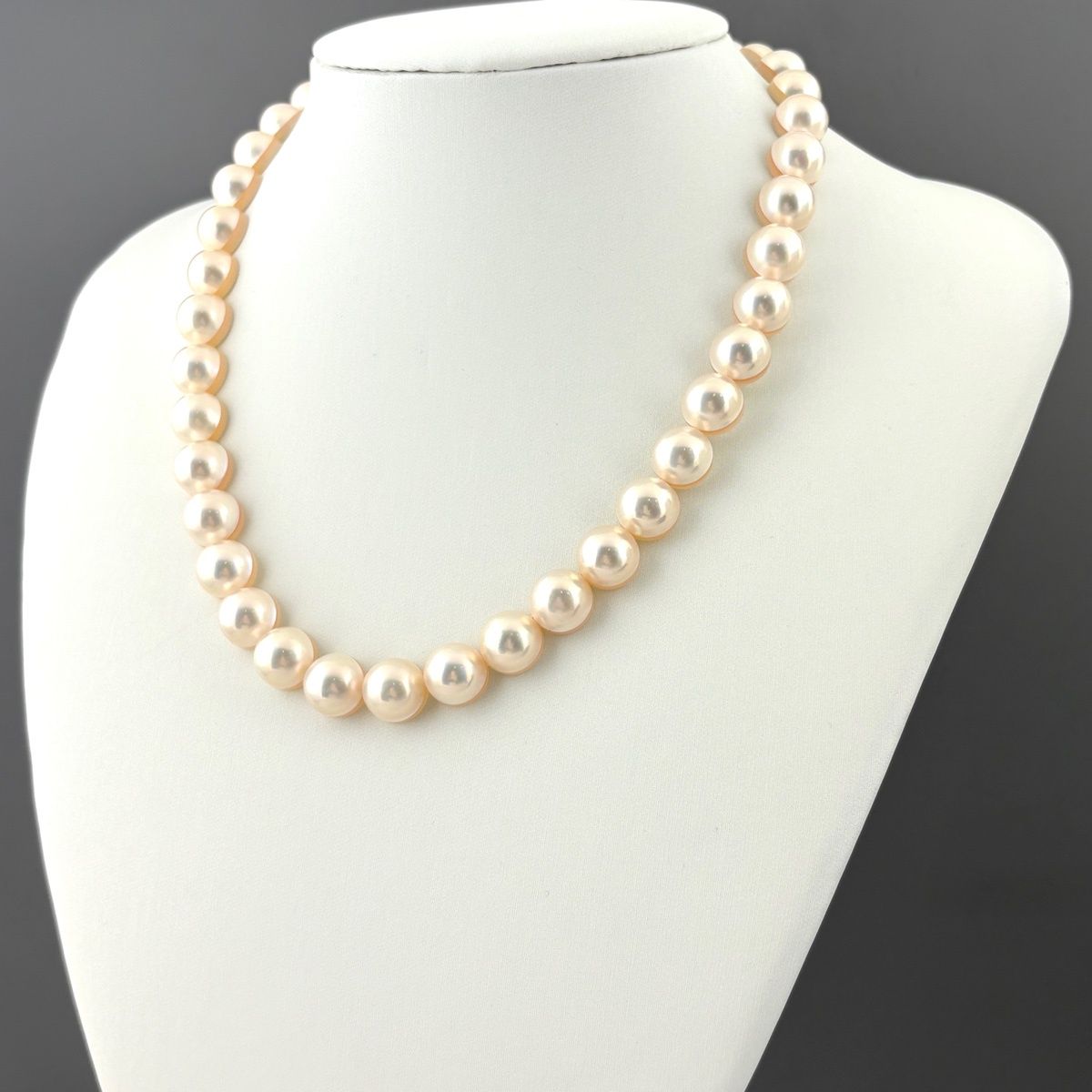 タサキ TASAKI パール デザインネックレス WG ホワイトゴールド 真珠