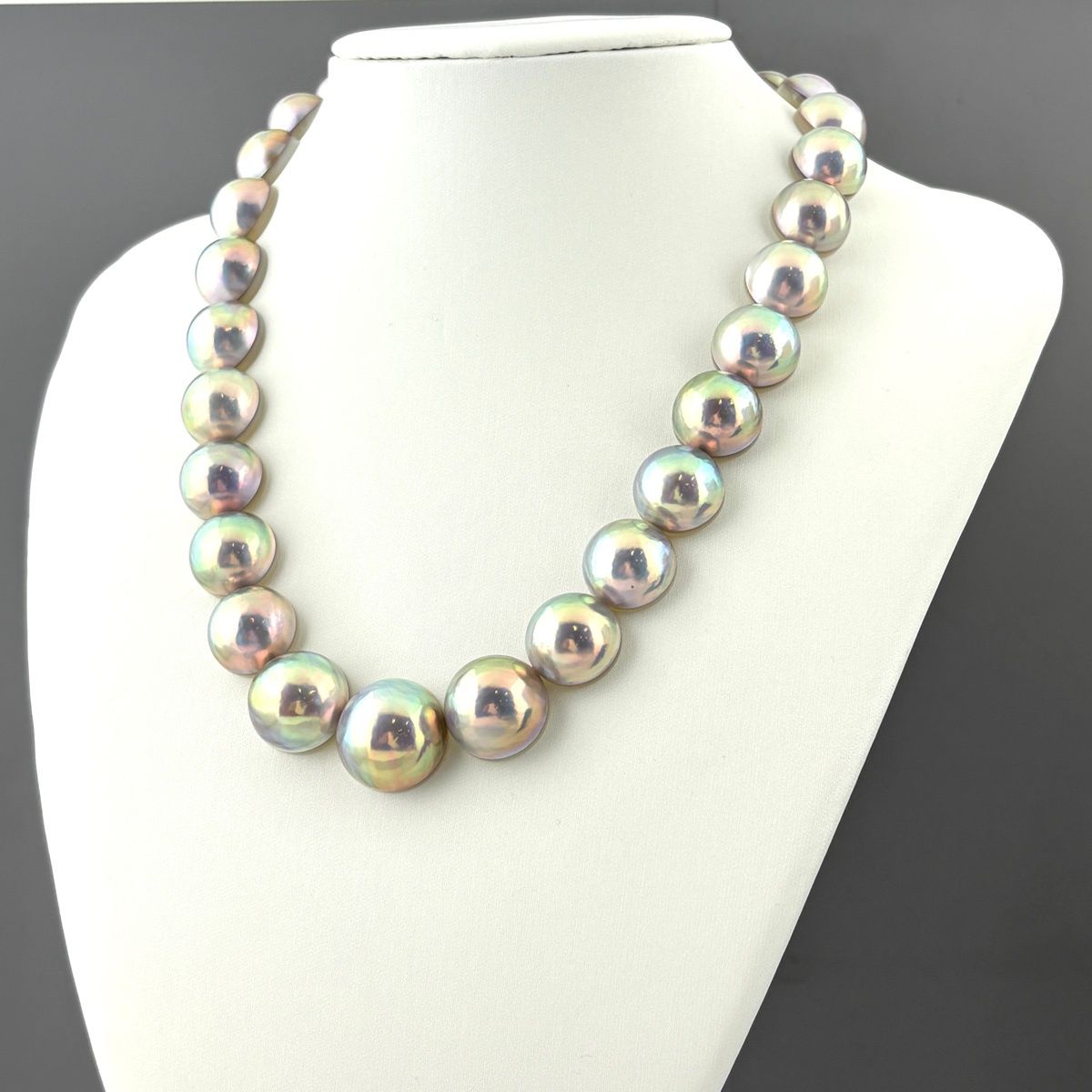 タサキ TASAKI パール デザインネックレス WG ホワイトゴールド 真珠 
