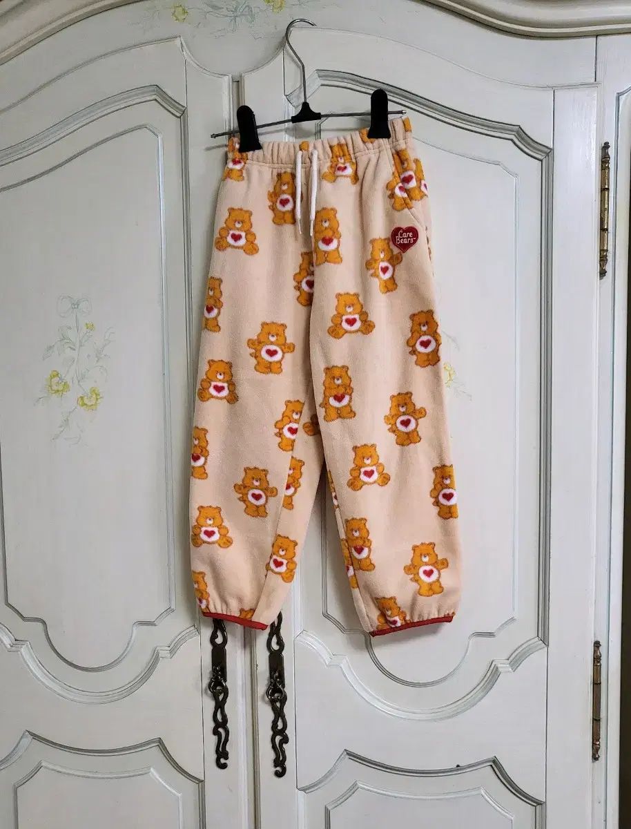 (新品)ベベデピノ オールオーバケアベア フリースパンツ (130)