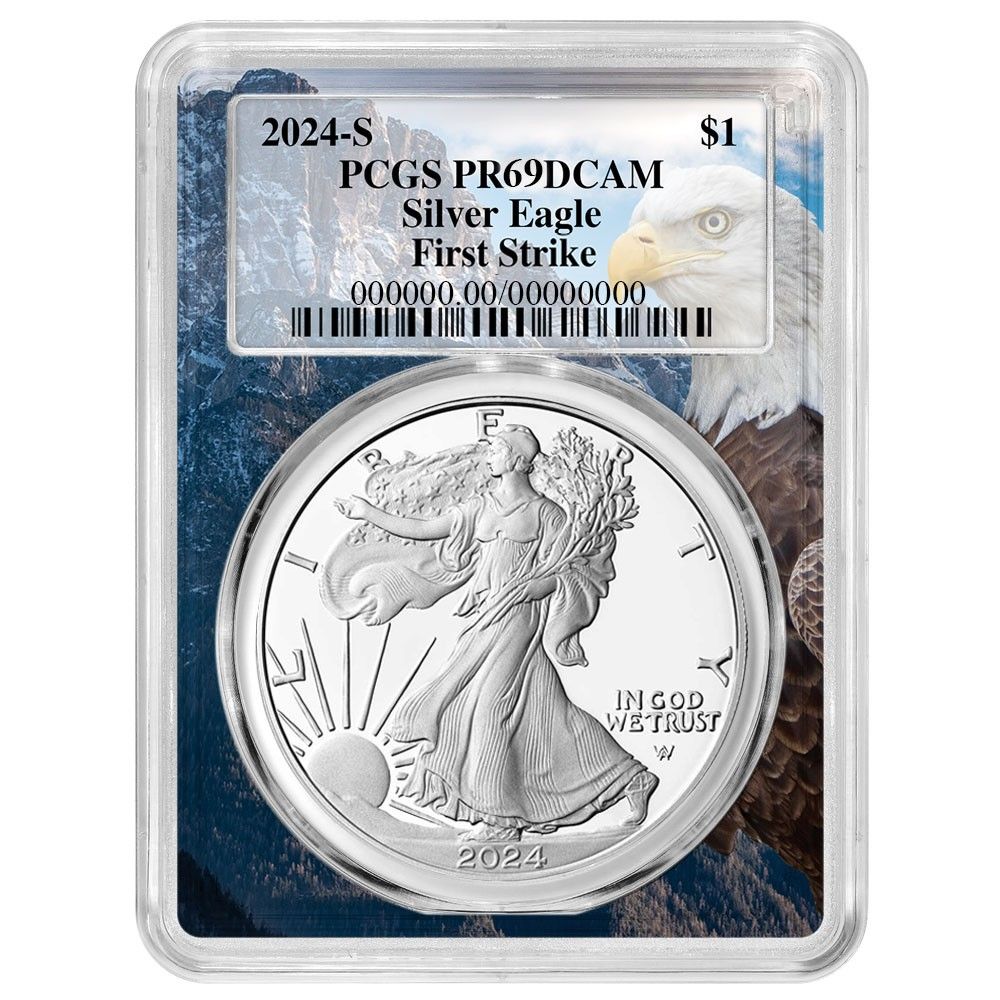 2025 S 1 1オンス プルーフ アメリカンシルバーイーグル PCGS FS イーグルフレーム