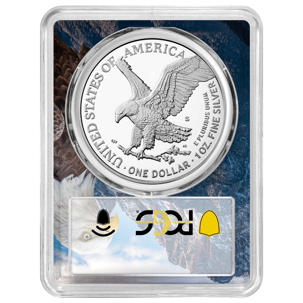 2025 S 1 1オンス プルーフ アメリカンシルバーイーグル PCGS イーグルフレーム