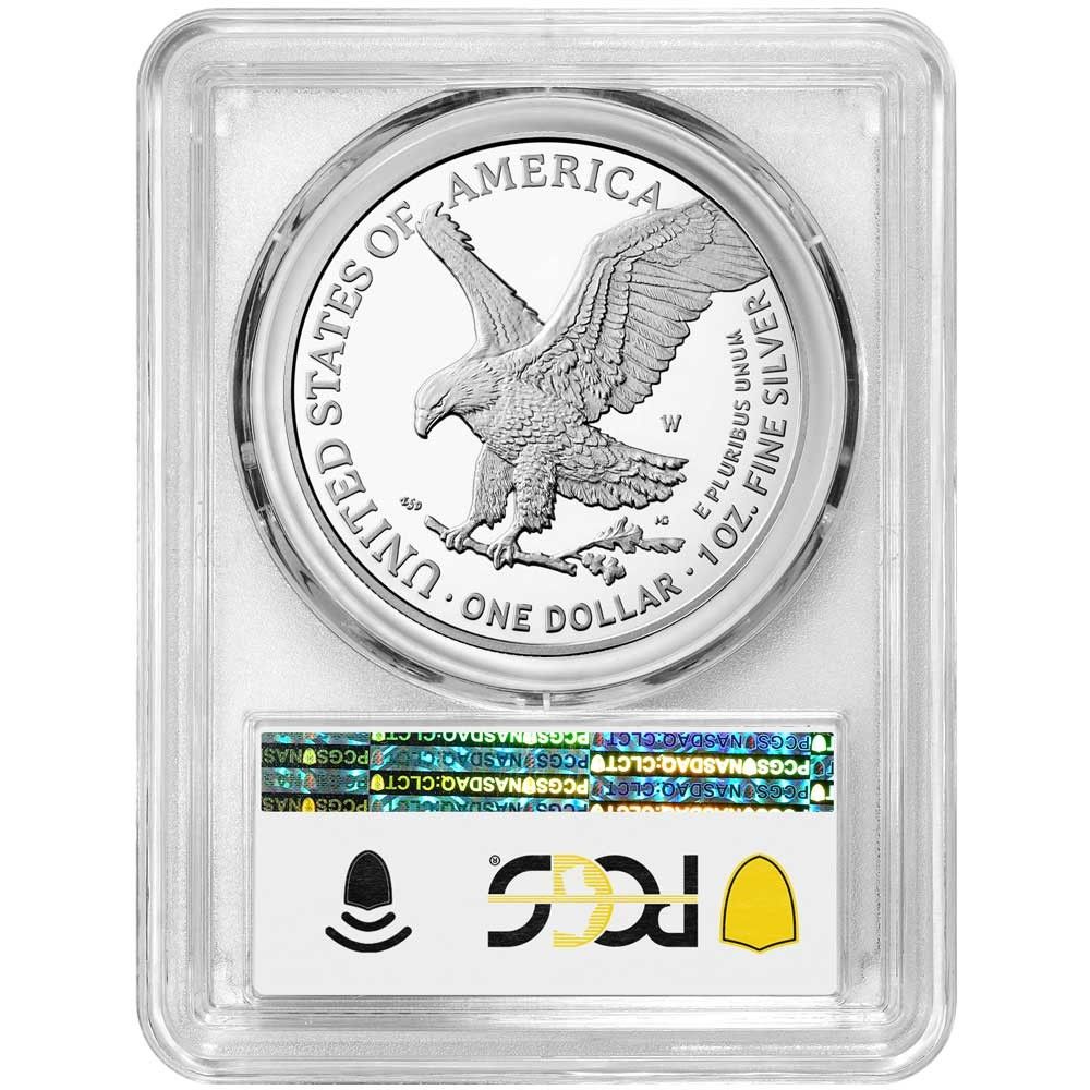 2025 W 1 1オンス プルーフ アメリカンシルバーイーグル PCGS ブルーラベル