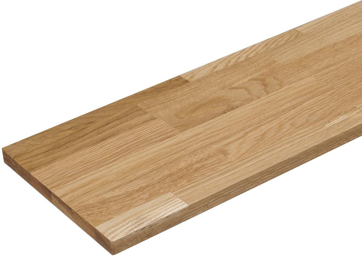 ウッドワン 棚板 オーク集成材 糸面 D 1 I B 長さ450 x奥行300 x厚み20 mm