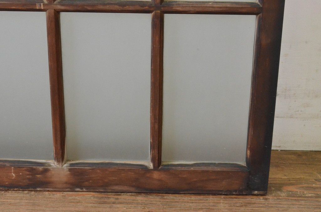 面取り桟 ガラス戸