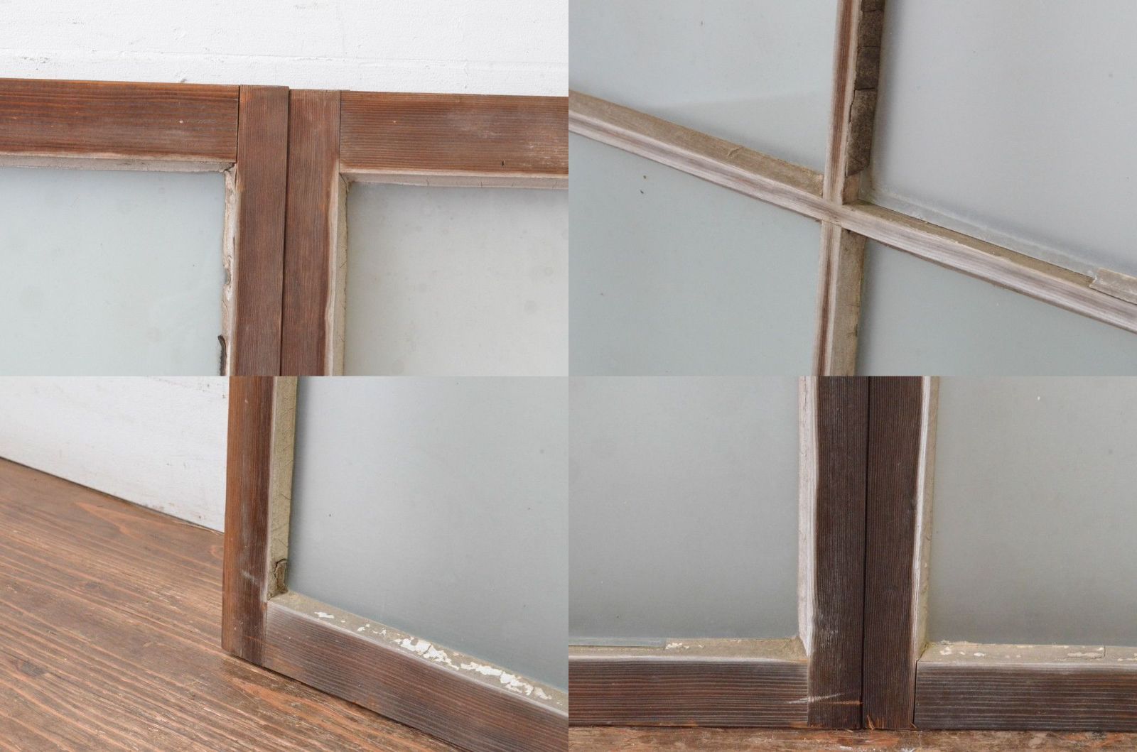 面取り桟 ガラス戸