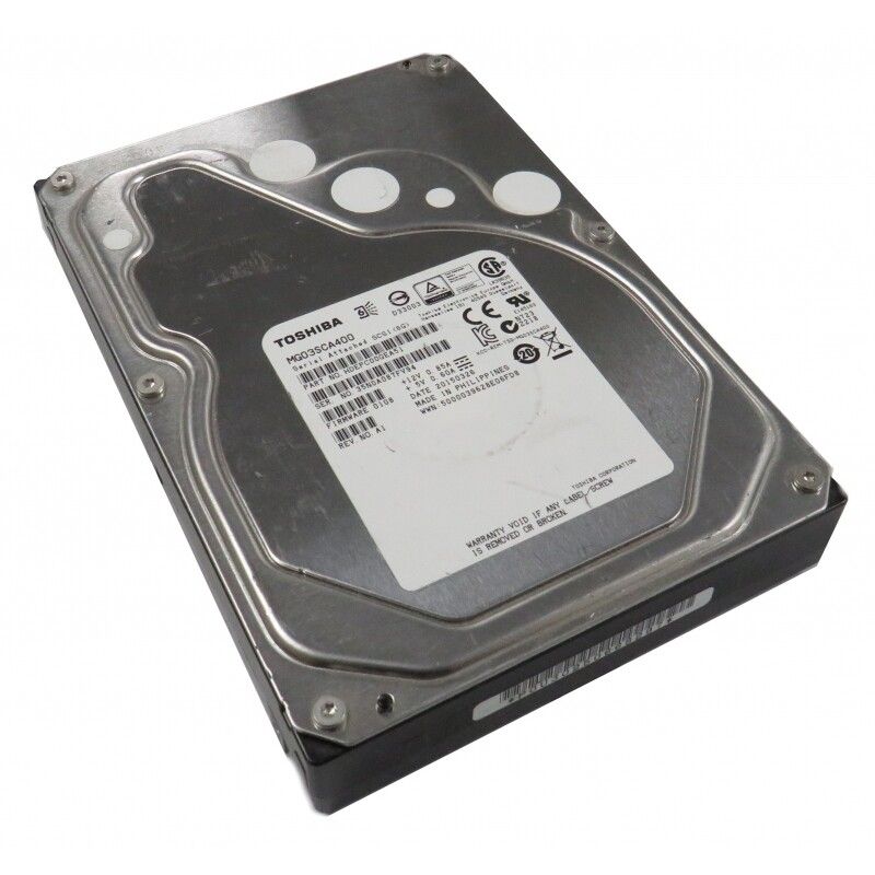 90日保証 再生品 Toshiba 4 TB 7200 RPM 64 MB Buffer SAS 6 Gbps 3.5 Inch HDD