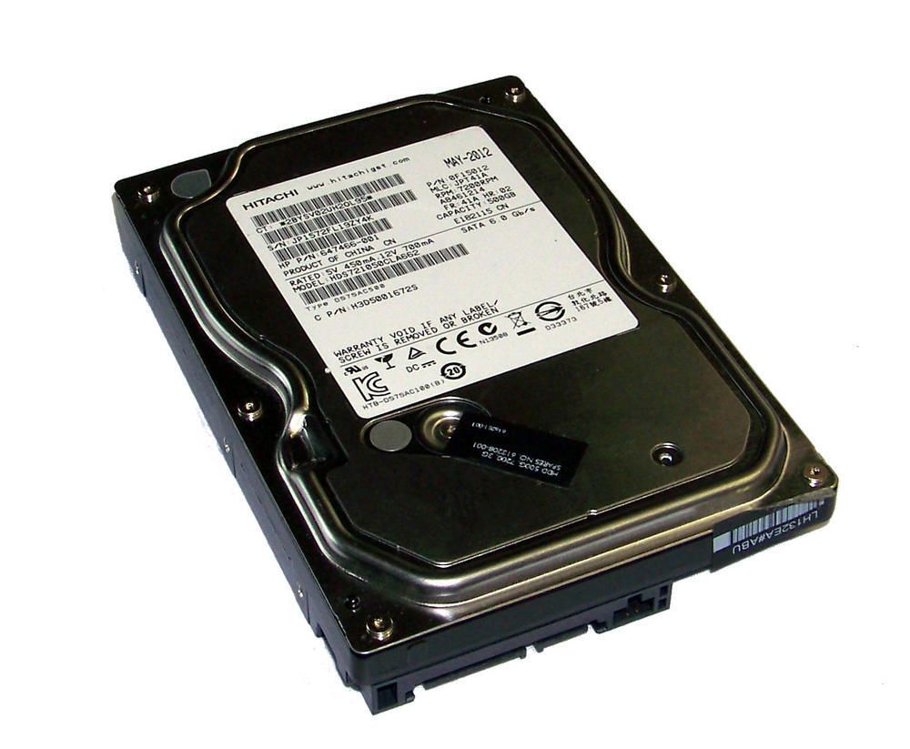 90日保証 再生品 Hitachi Deskstar 0 F 15012 647466-001 500 GB HDD 3.5 SATA Hard Drive Desktop Disk