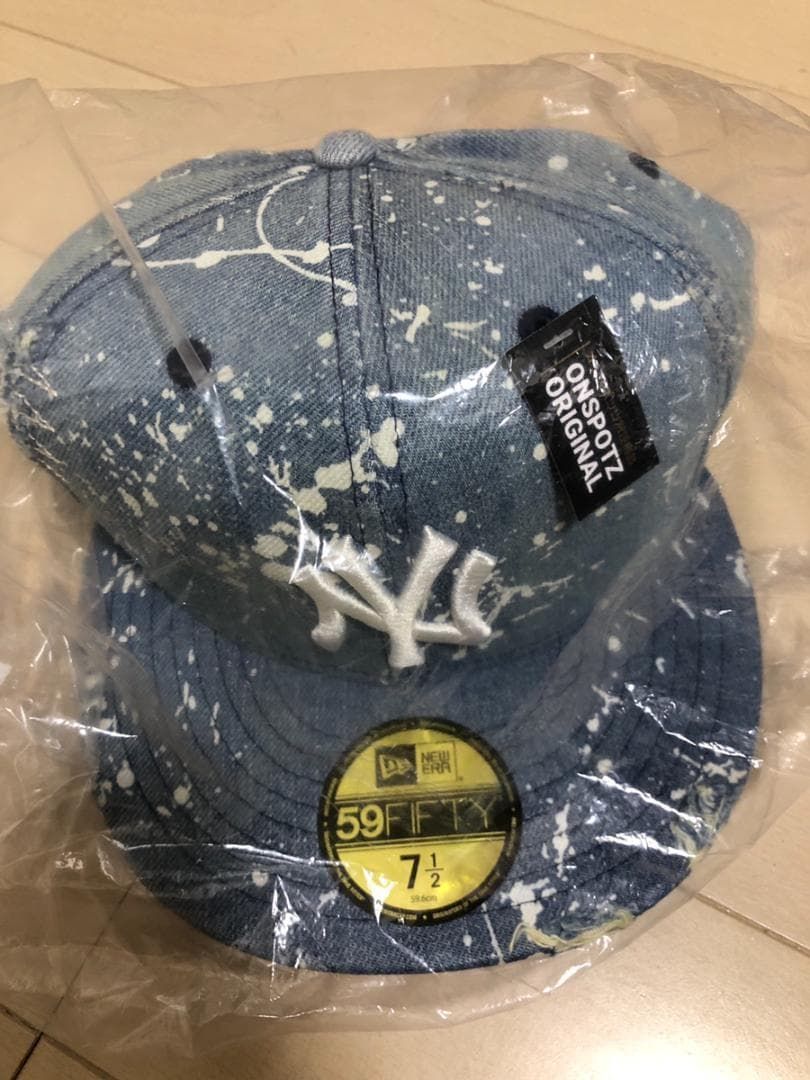ニューエラ ヤンキース デニム スプラッシュペイント ONSPOTZ 7 1 2